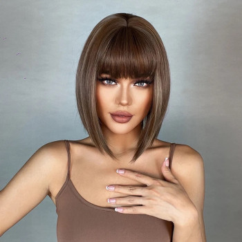 Peruca bobo light brown